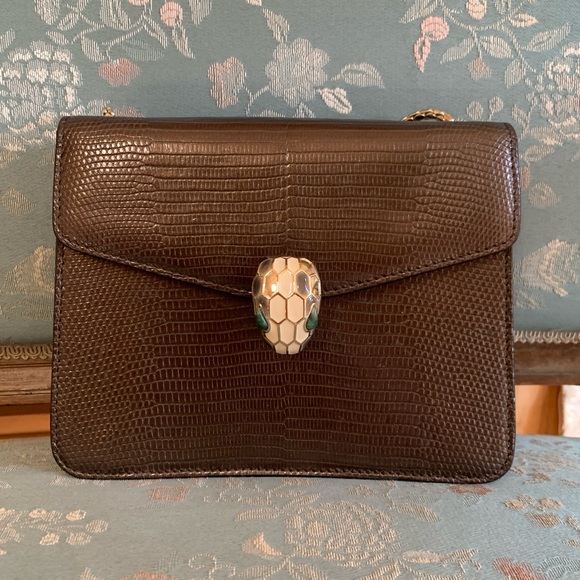 SOLD Bvlgari Bulgari Serpentine Forever Karung Exotic Leather Bag - Picture 4 of 15